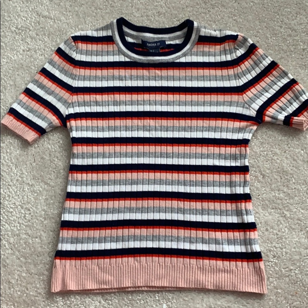 Striped sweater shirt